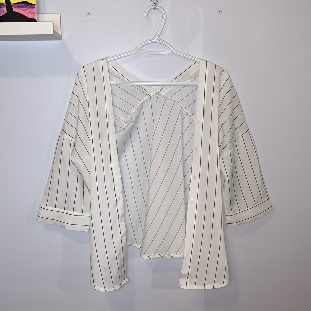Yesstyle stripe button up shirt